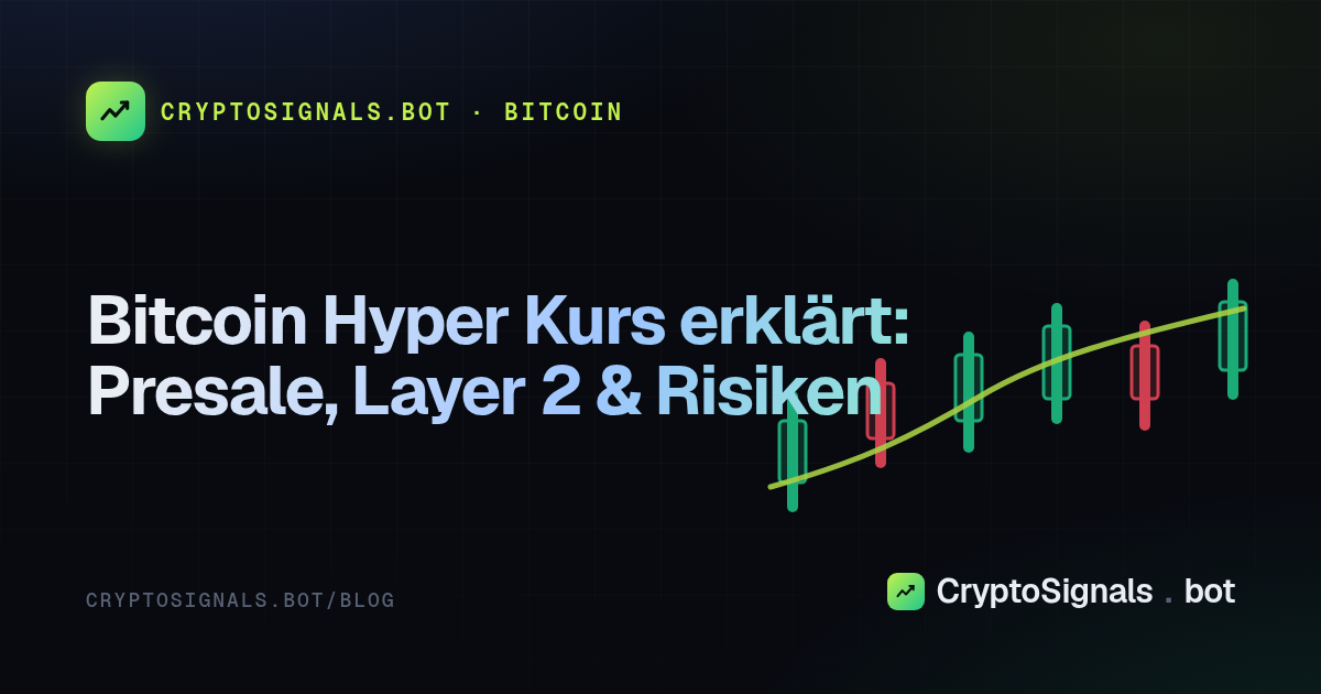 Bitcoin Hyper Kurs erklärt: Presale, Layer 2 & Risiken