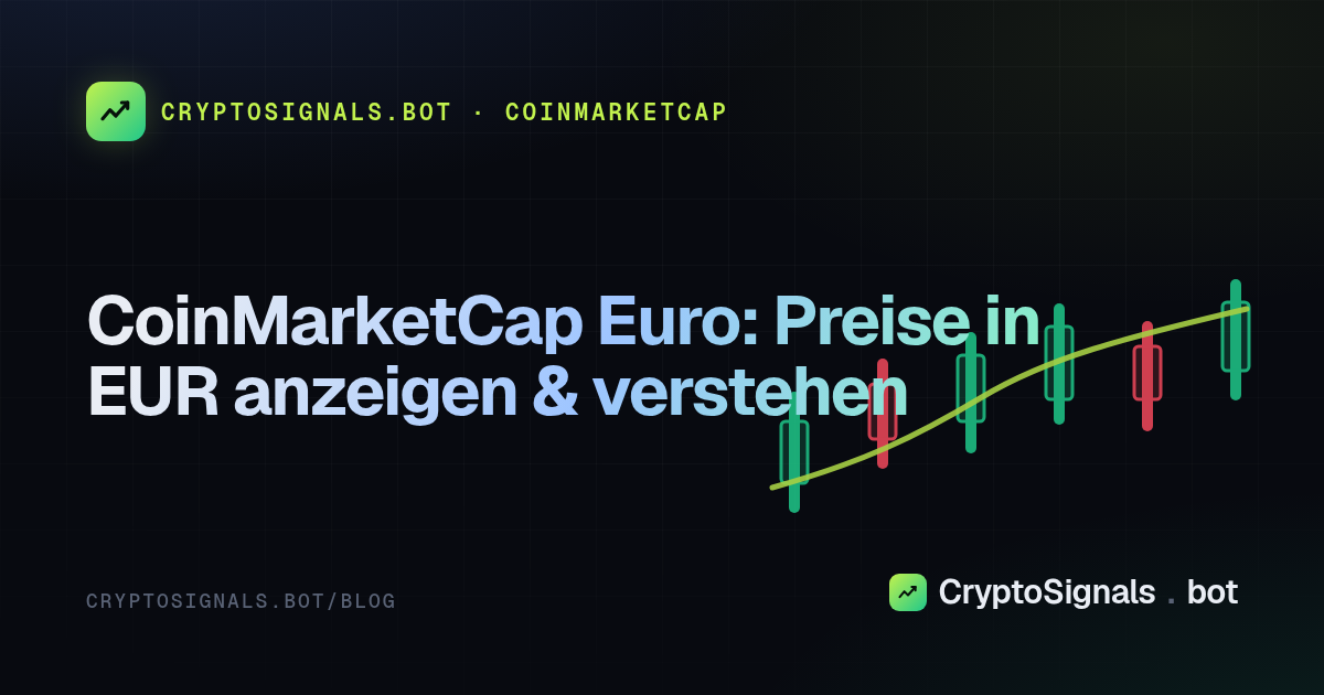 CoinMarketCap Euro: Preise in EUR anzeigen & verstehen