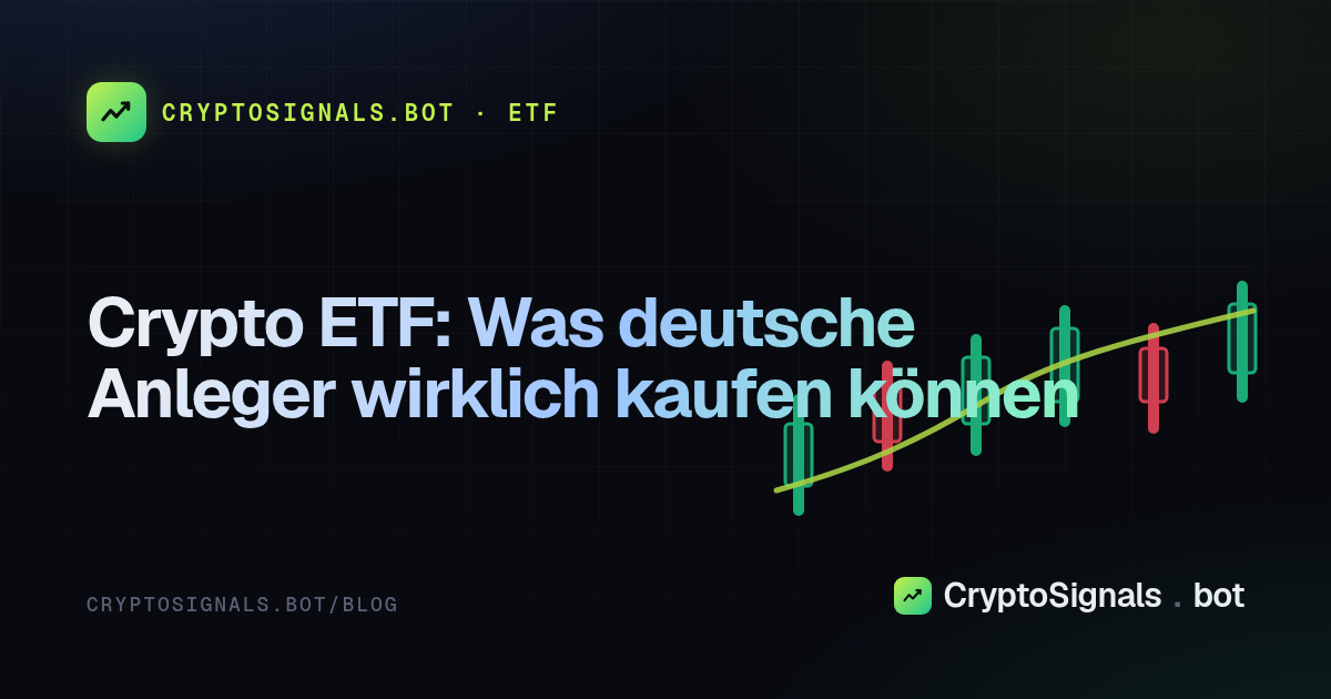 Crypto ETF: Was deutsche Anleger wirklich kaufen können
