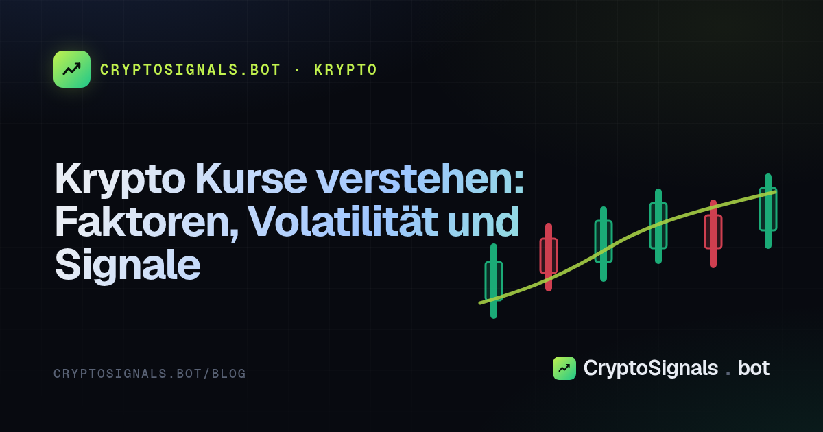 Krypto Kurse verstehen: Faktoren, Volatilität und Signale