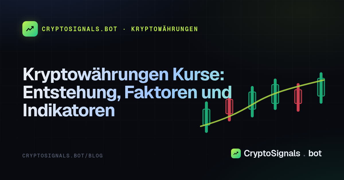 Kryptowährungen Kurse: Entstehung, Faktoren und Indikatoren
