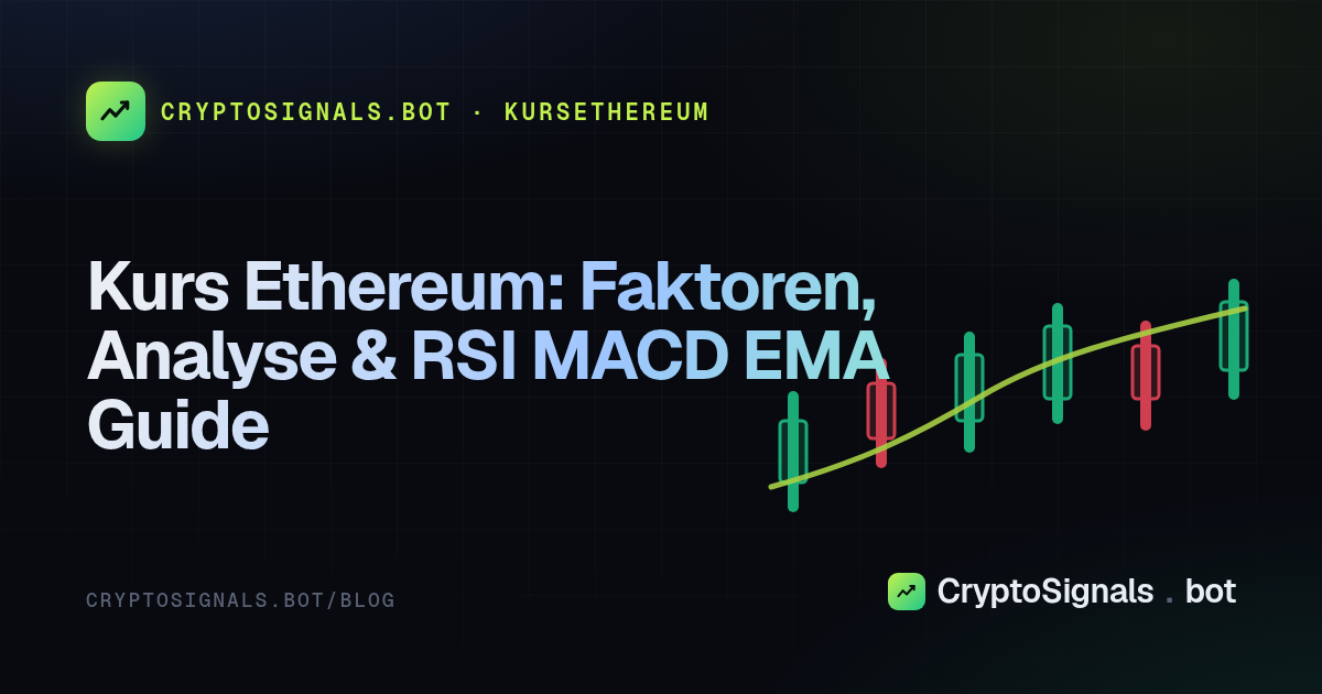 Kurs Ethereum: Faktoren, Analyse & RSI MACD EMA Guide