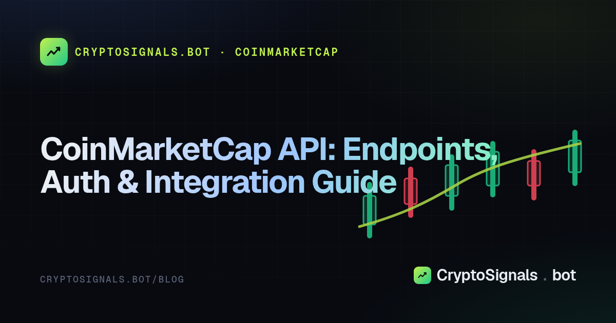 CoinMarketCap API: Endpoints, Auth & Integration Guide