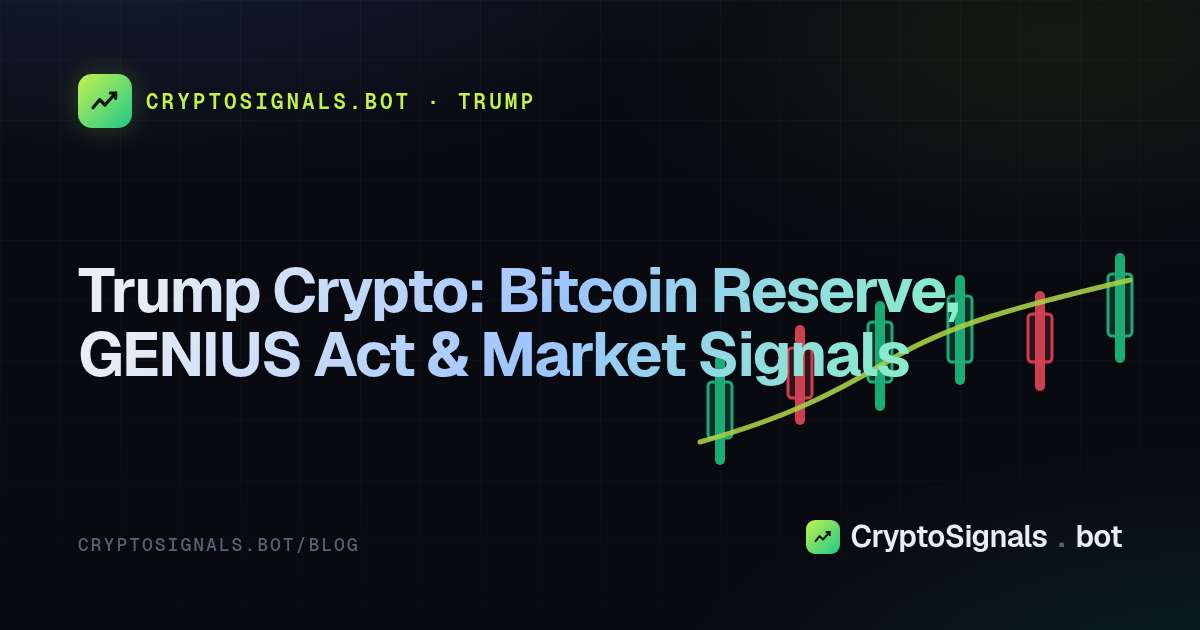 Trump Crypto: Bitcoin Reserve, GENIUS Act & Market Signals