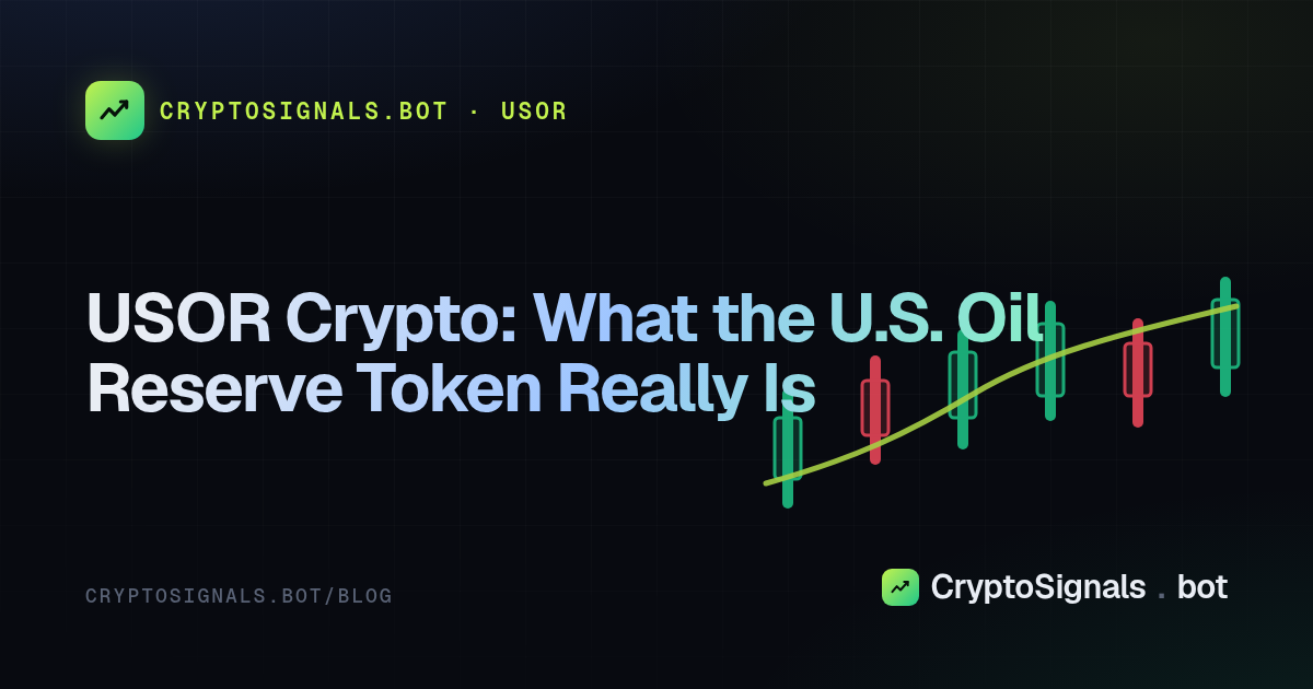 USOR Crypto: What the U.S. Oil Reserve Token Really Is