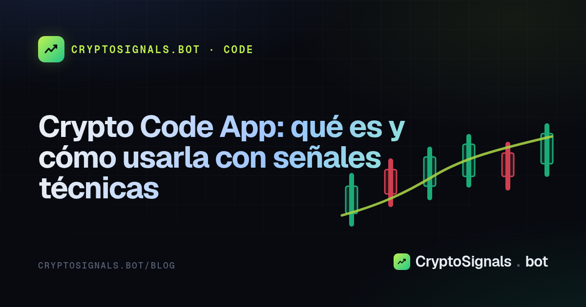 Crypto Code App: qué es y cómo usarla con señales técnicas