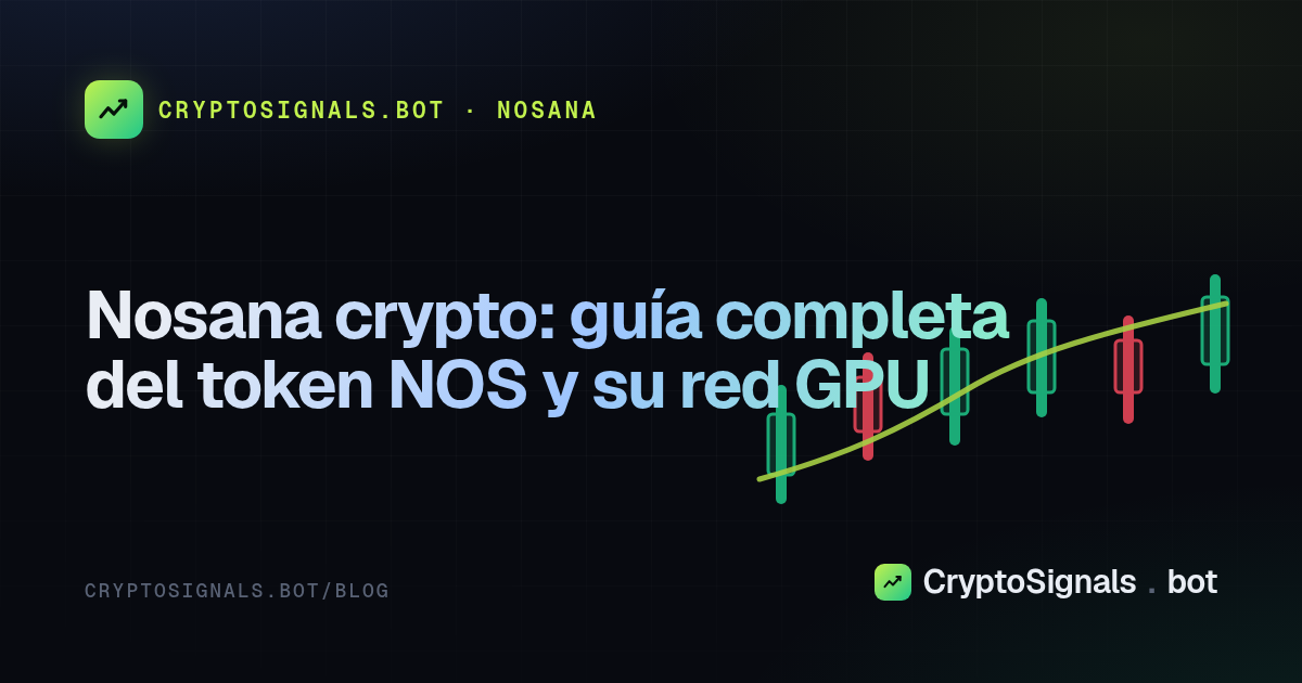 Nosana crypto: guía completa del token NOS y su red GPU