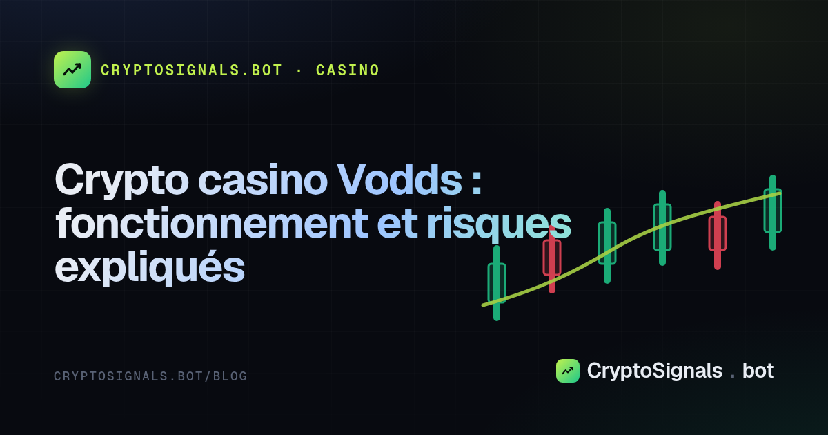 Crypto casino Vodds : fonctionnement et risques expliqués