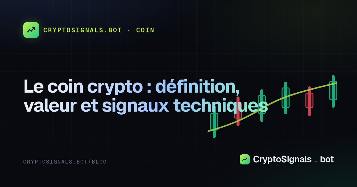 Le coin crypto : définition, valeur et signaux techniques