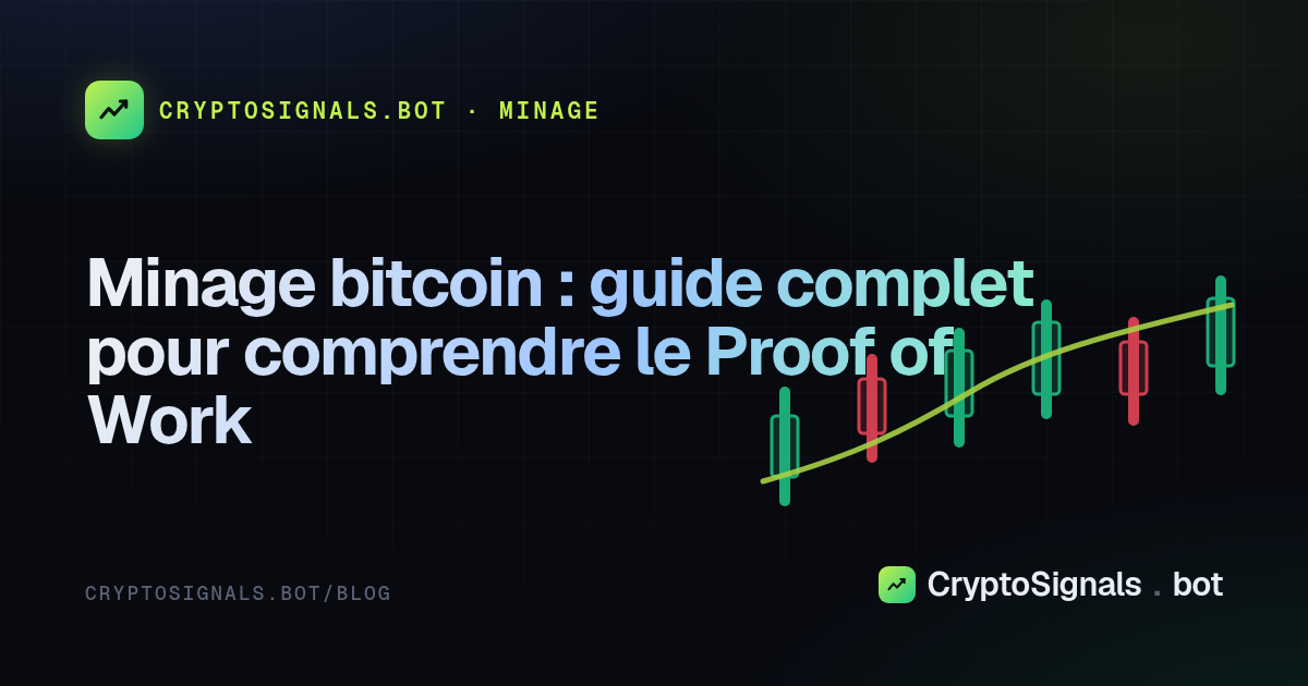 Minage bitcoin : guide complet pour comprendre le Proof of Work