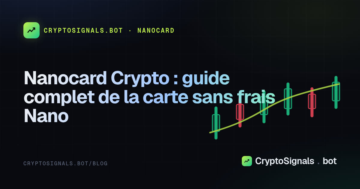 Nanocard Crypto : guide complet de la carte sans frais Nano
