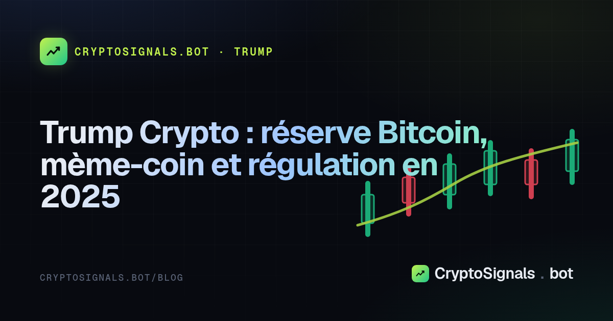 Trump Crypto : réserve Bitcoin, mème-coin et régulation en 2025