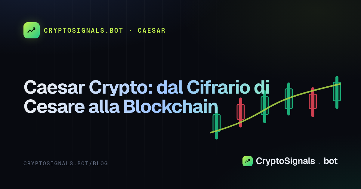 Caesar Crypto: dal Cifrario di Cesare alla Blockchain