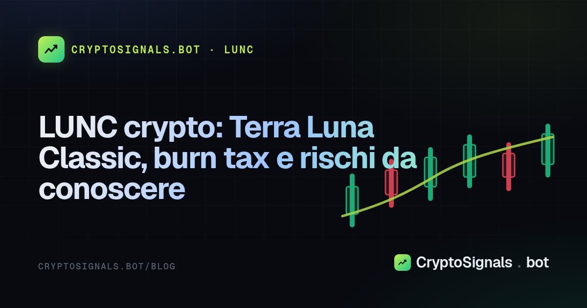 LUNC crypto: Terra Luna Classic, burn tax e rischi da conoscere