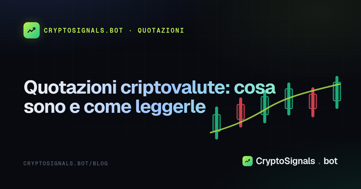 Quotazioni criptovalute: cosa sono e come leggerle