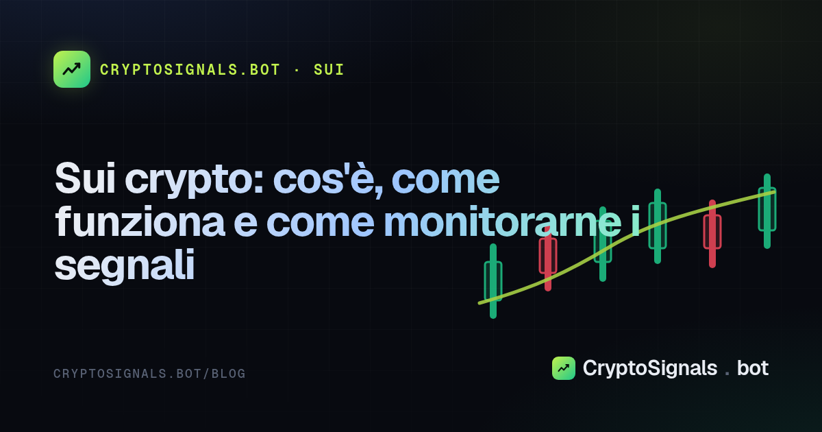 Sui crypto: cos'è, come funziona e come monitorarne i segnali