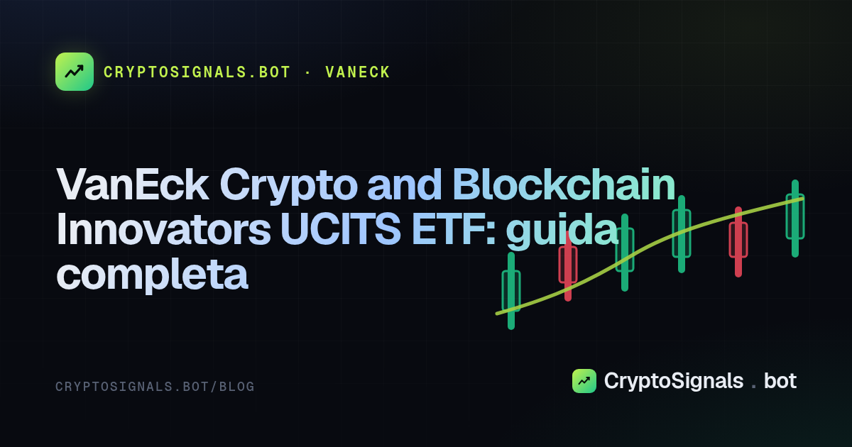 VanEck Crypto and Blockchain Innovators UCITS ETF: guida completa