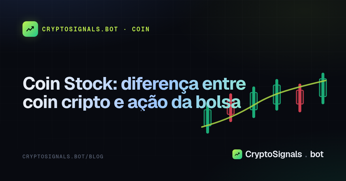 Coin Stock: diferença entre coin cripto e ação da bolsa