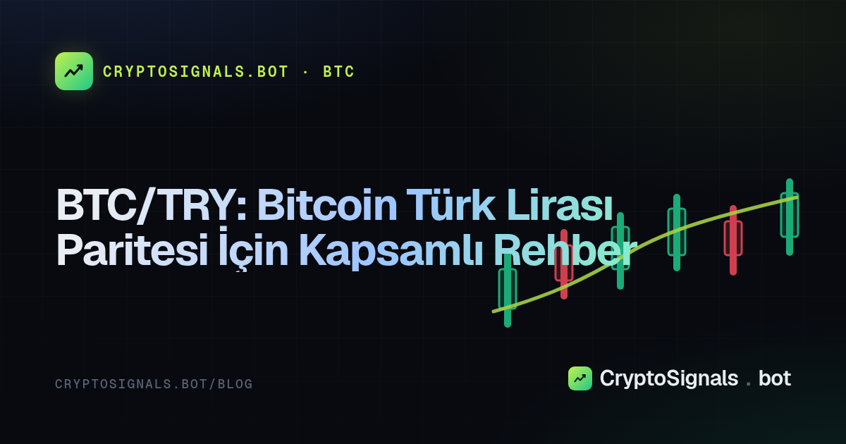 BTC/TRY: Bitcoin Türk Lirası Paritesi İçin Kapsamlı Rehber