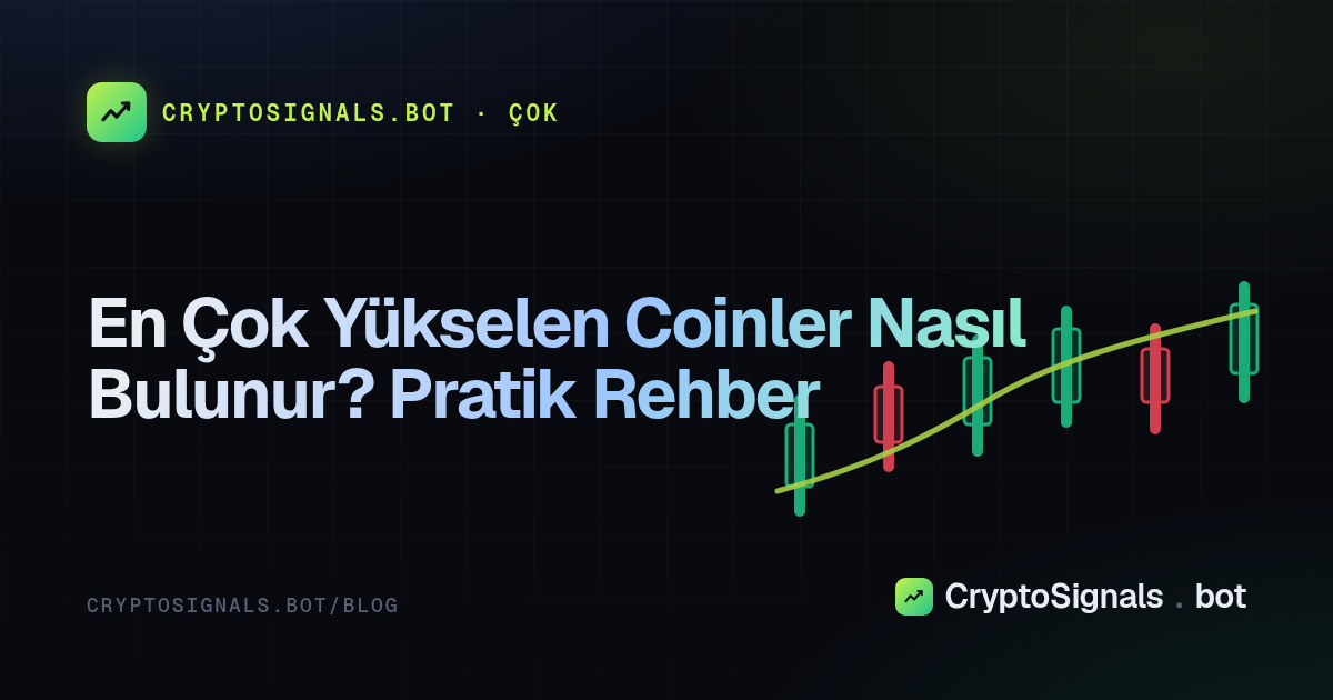 En Çok Yükselen Coinler Nasıl Bulunur? Pratik Rehber